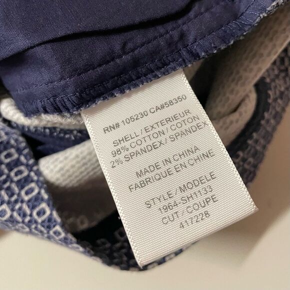 Joie Blue Printed Low Rise Short Shorts Size 0 GUC - Picture 4 of 13